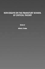 New Essays on the Frankfurt School of Critical Theory