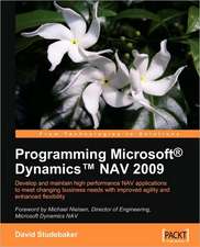 Programming Microsoft Dynamics Nav 2009