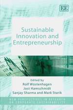 Sustainable Innovation and Entrepreneurship