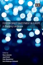 Foreign Direct Investment in Europe – A Changing Landscape