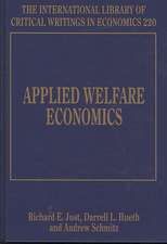 Applied Welfare Economics