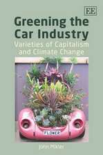 Greening the Car Industry – Varieties of Capitalism and Climate Change