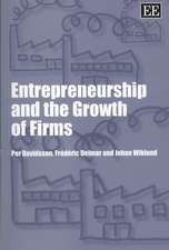 Entrepreneurship and the Growth of Firms