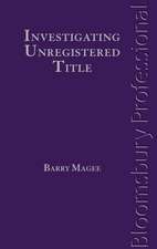 Investigating Unregistered Title