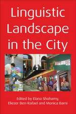 Linguistic Landscape in the City. Edited by Elana Shohamy, Eliezer Ben-Rafael and Monica Barni