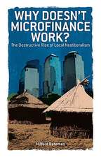 Why Doesn't Microfinance Work?: The Destructive Rise of Local Neoliberalism