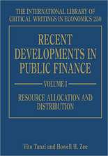 Recent Developments in Public Finance