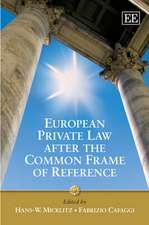 European Private Law after the Common Frame of Reference