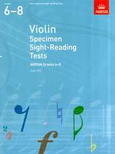 Violin Specimen Sight-Reading Tests, ABRSM Grades 6-8: from 2012