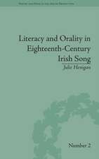 Literacy and Orality in Eighteenth-Century Irish Song