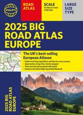 2025 Philip's Big Road Atlas of Europe