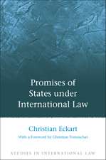 Promises of States under International Law