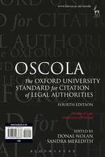 OSCOLA: The Oxford University Standard for Citation of Legal Authorities