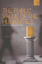 The Public Value of the Humanities