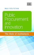 Public Procurement and Innovation – The Role of Institutions