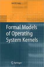 Formal Models of Operating System Kernels