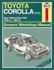 Toyota Corolla (Sept 83 - Sept 87) A To E