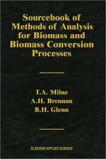 Sourcebook of Methods of Analysis for Biomass and Biomass Conversion Processes