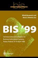 BIS ’99: 3rd International Conference on Business Information Systems, Poznan, Poland 14-16 April 1999