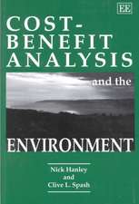 Cost–Benefit Analysis and the Environment