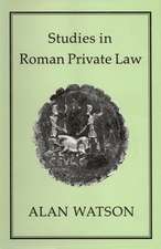 Studies in Roman Private Law