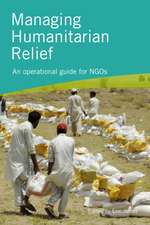 Managing Humanitarian Relief