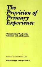 The Provision of the Primary Experience