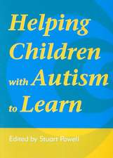 Helping Children with Autism to Learn