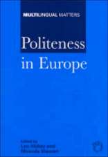 Politeness in Europe