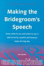 Making the Bridegroom's Speech