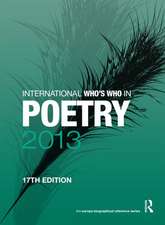 International Who's Who in Poetry 2013