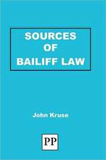 Sources of Bailiff Law