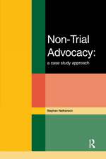 Non-Trial Advocacy