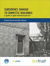 Subsidence Damage to Domestic Buildings