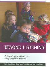 Beyond listening – Children′s perspectives on early childhood services