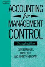 Accounting for Management Control