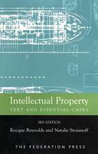 Intellectual Propety: Text and Essential Cases