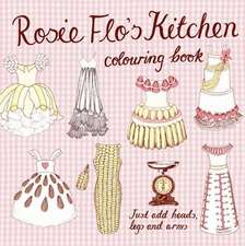 Rosie Flo's Kitchen Colouring Book - checker pink