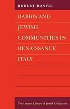 Rabbis and Jewish Communities in Renaissance Italy