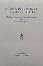 Studies in Honor of Hans-Erich Keller