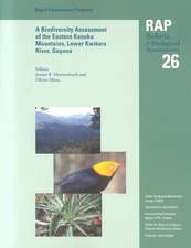 A Biodiversity Assessment of the Eastern Kanuku Mountains, Lower Kwitaro River, Guyana