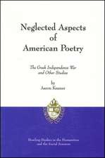 Neglected Aspects of American Poetry