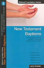 New Testament Baptisms