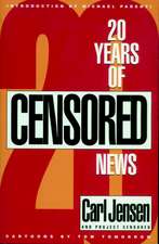 Twenty Years Of Project Censored