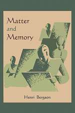 Matter and Memory