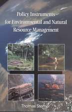 Policy Instruments for Environmental and Natural Resource Management