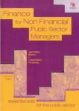 Finance for Non-Financial Public Sector Managers