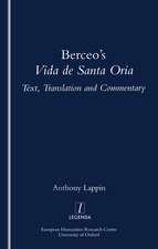 Berceo's Life of Santa Oria