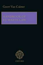 Handbook of EU Waste Law