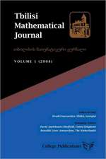 Tbilisi Mathematical Journal. Volume 1 (2008)